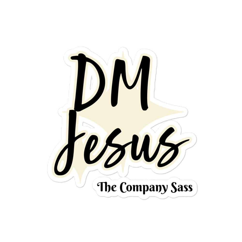 DM Jesus stickers