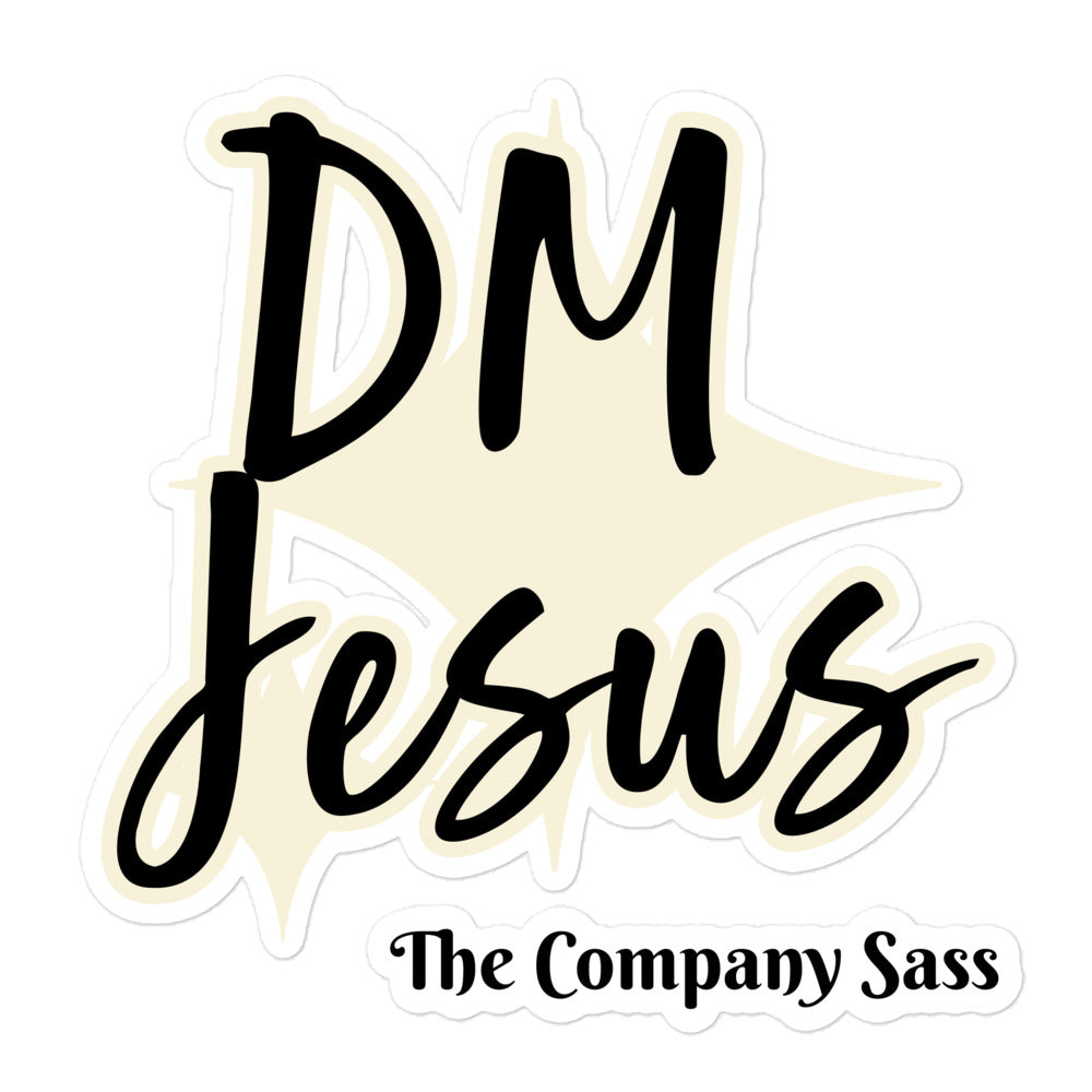 DM Jesus stickers