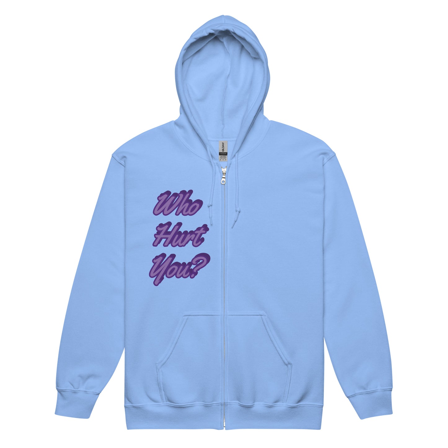 Who Hurt You heavy blend zip hoodie